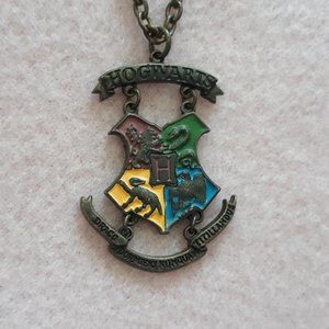 Harry Potter Necklace featuring Hogwart's Crest